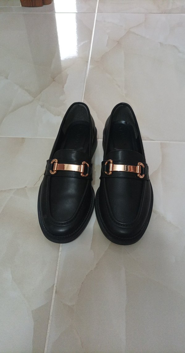 Siyah Tokalı Klasik Günlük Ayakkabı makosen - Görsel 5