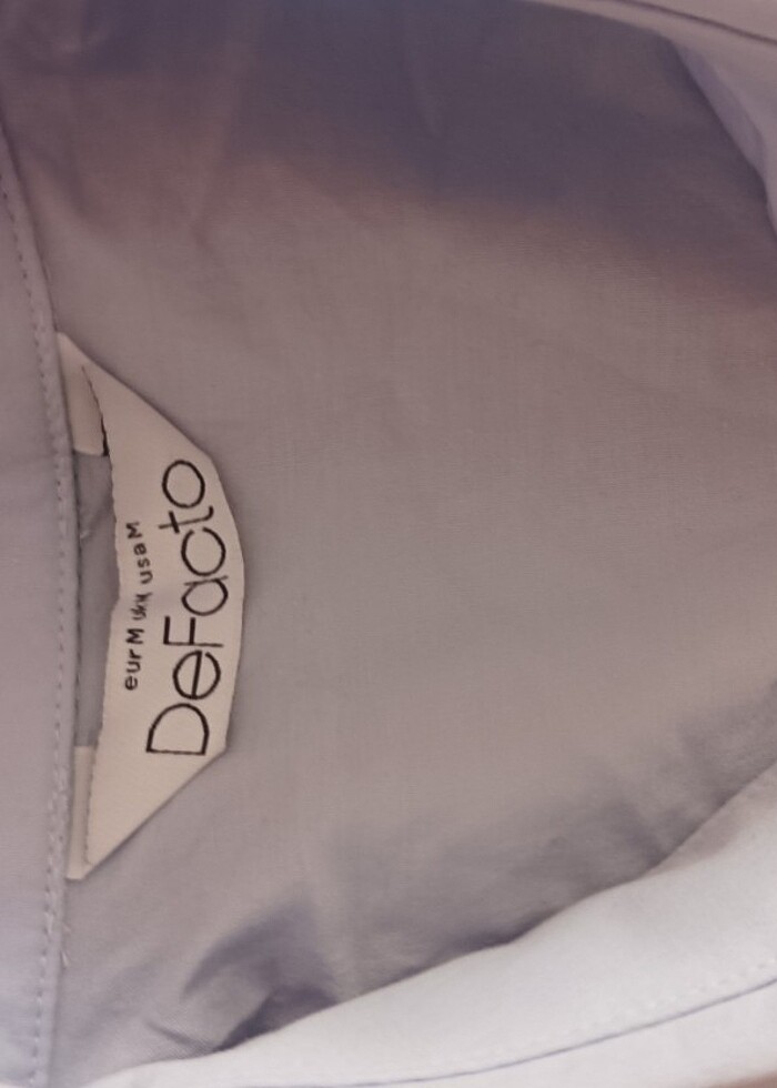  Crop Mavi gömlek - Görsel 2