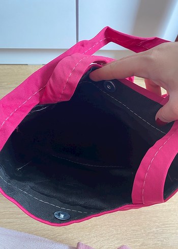 Pembe Fermuarlı Kadın Çantası - Görsel 2