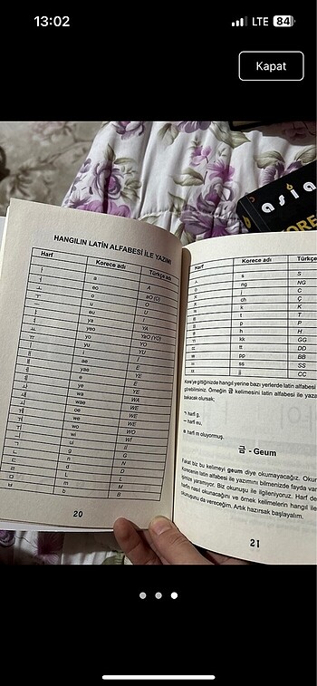  Beden Korece öğrenme kitap Set
