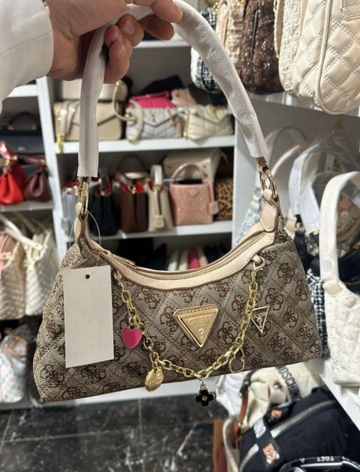 Guess charmlı bej Kadın Çanta - Görsel 3