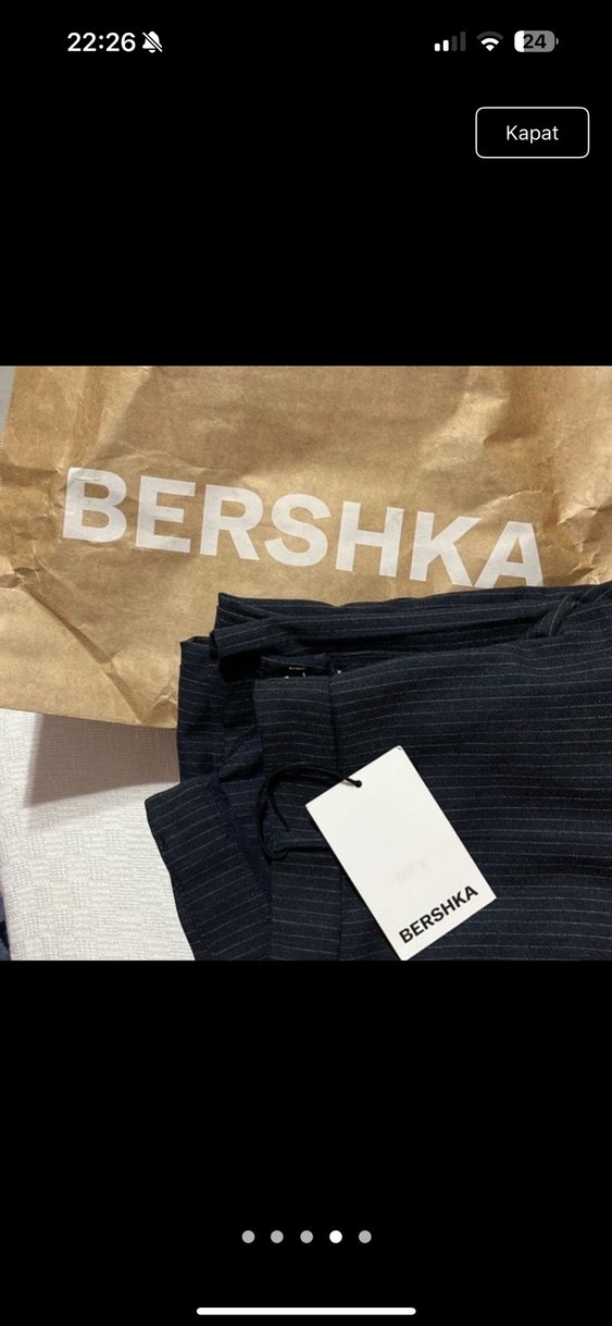 Bershka bootcut fit düşük bel pantolon - Görsel 4