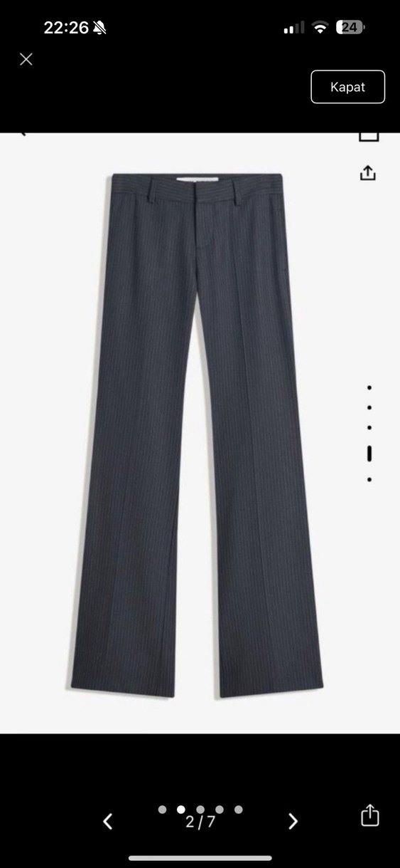 Bershka bootcut fit düşük bel pantolon - Görsel 2