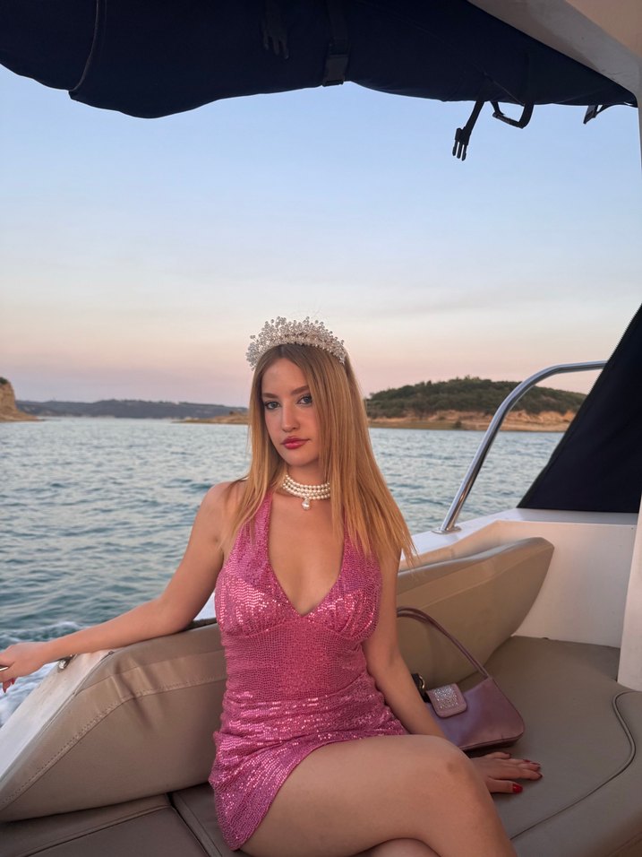 Bershka simli büstiyer etek takım - Görsel 4