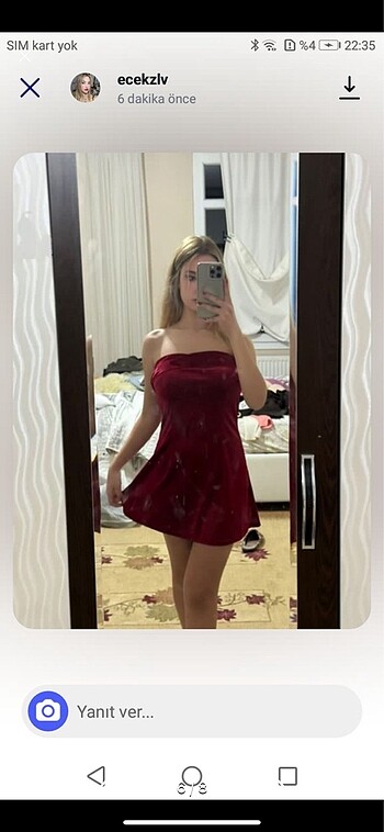 s Beden bordo Renk Bershka kadife bordo elbise