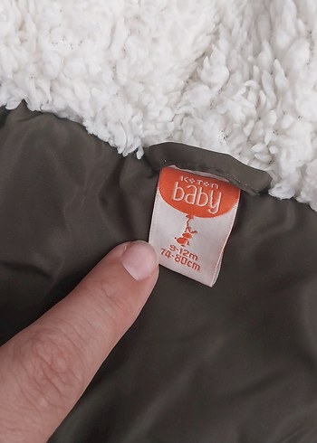 koton Kürklü bebek Mont - Görsel 5