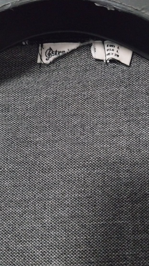 Kadın Gri Ekose Düğmeli Midi Kaban ceket hırka - Görsel 2