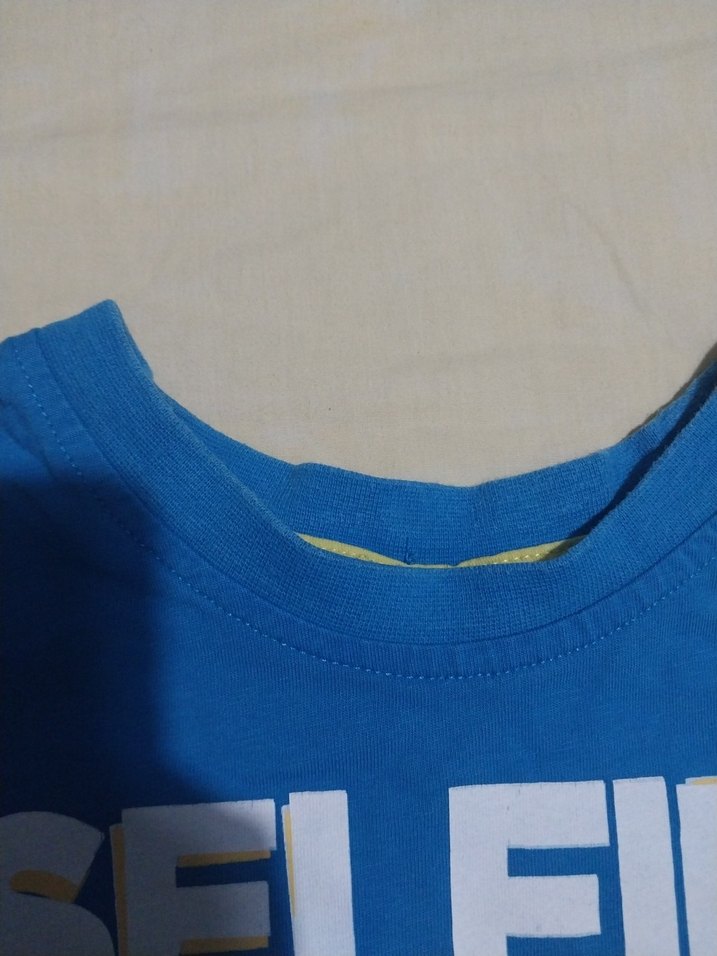 Mavi Minion Baskılı Uzun Kollu Erkek Sweatshirt - Görsel 3