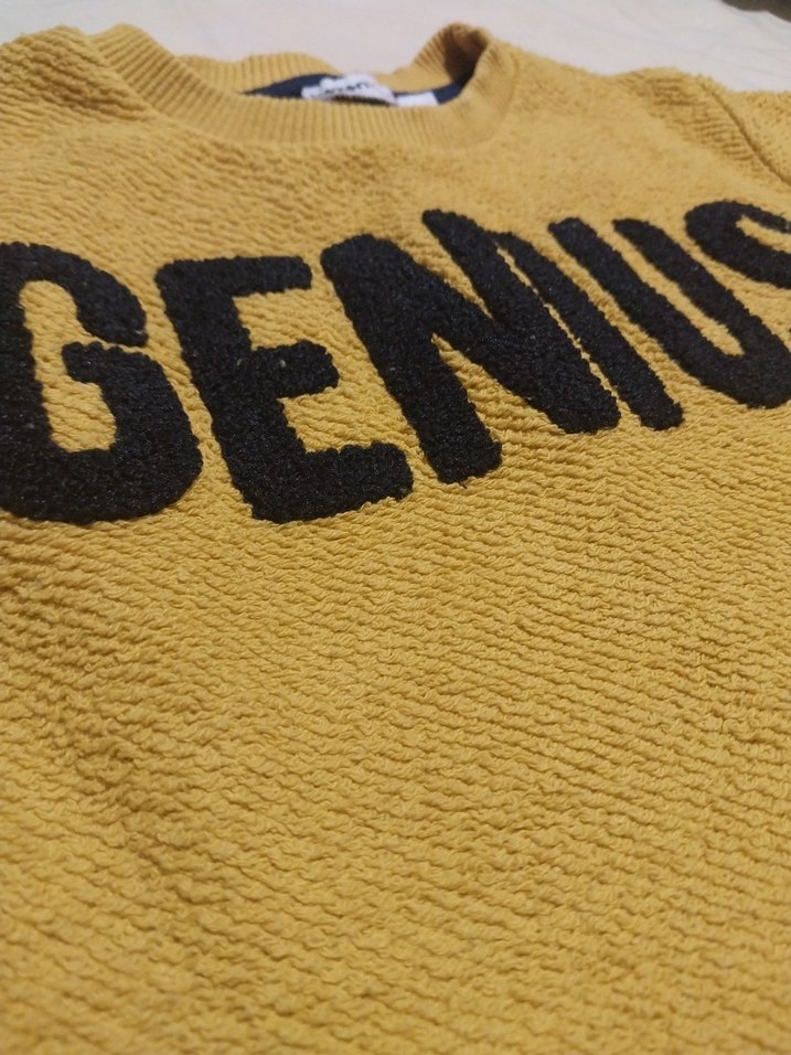 Sarı çocuk Sweatshirt - Görsel 2