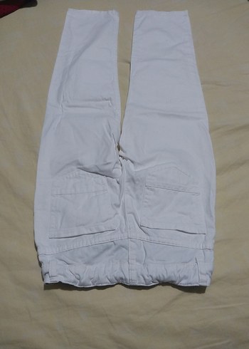 Beyaz Erkek Çocuk Denim Pantolon - Görsel 3