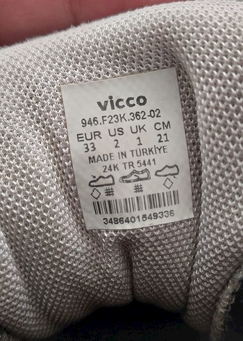 Vicco Siyah  Erkek Çocuk Spor Ayakkabı bot - Görsel 9