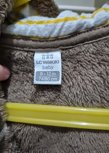 Kahverengi Peluş Bebek Kış Tulumu - Görsel 2