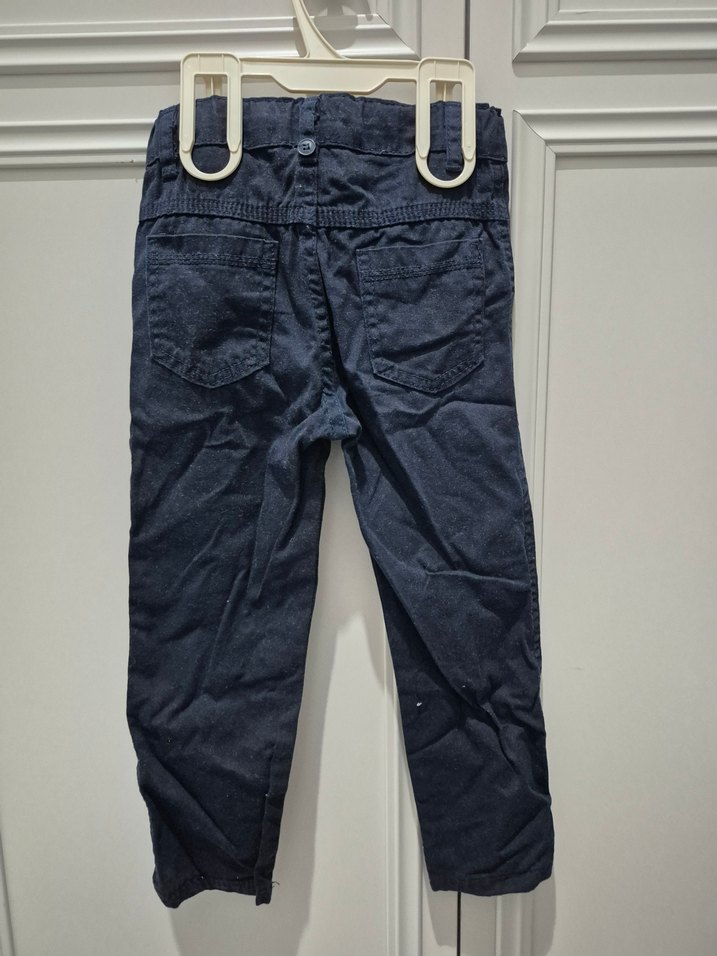 Erkek Çocuk Lacivert Puantiyeli Uzun Kollu Gömlek - Görsel 2