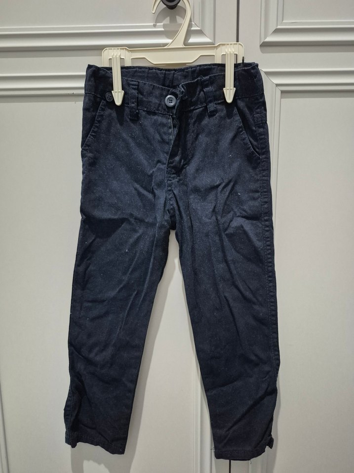 Erkek Çocuk Lacivert Puantiyeli Uzun Kollu Gömlek - Görsel 3