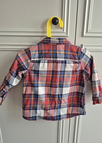 Erkek Çocuk Ekose Desenli Uzun Kollu Gömlek - Görsel 3