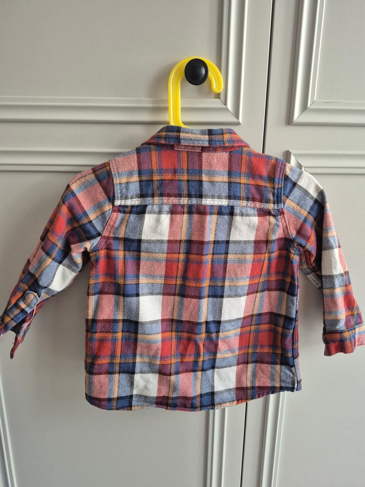 Erkek Çocuk Ekose Desenli Uzun Kollu Gömlek - Görsel 3