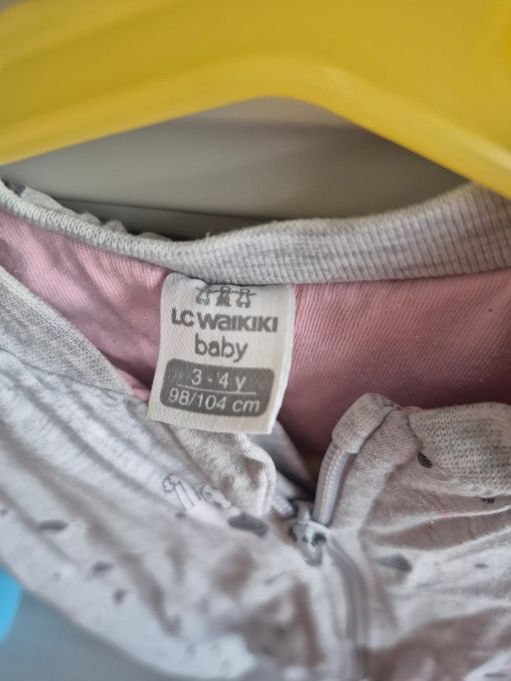 Gri Bebek Tulum, Düğmeli - Görsel 3