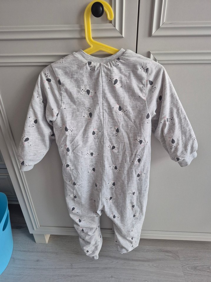 Gri Bebek Tulum, Düğmeli - Görsel 2