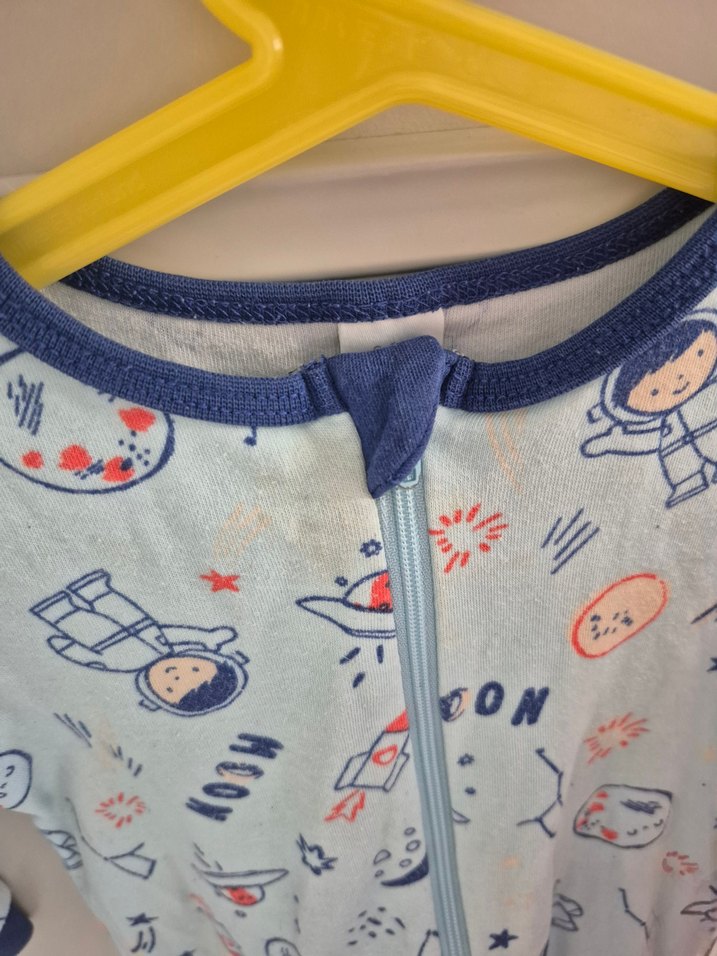 Uzun Kollu Fermuarlı Erkek Bebek Tulum - Görsel 3