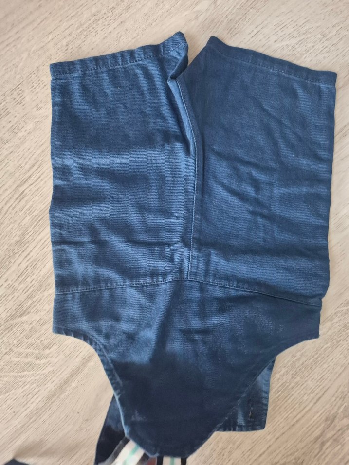 Lacivert Erkek Çocuk Kot Salopet - Görsel 3