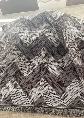 Gri Zebra Desenli Çağdaş koltuk örtüsü takımı 2 li