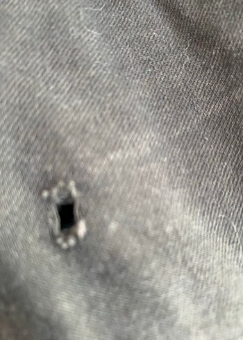 Zara Erkek Siyah Bol Kesim Denim Şort - Görsel 3