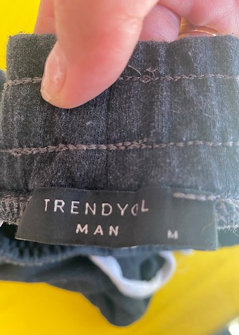 Siyah Gri Çizgili Erkek Midi Şort - Görsel 2