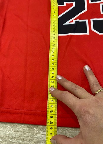 Nike Kırmızı Bulls 23 Numaralı Erkek Basketbol Forması Jordan - Görsel 3