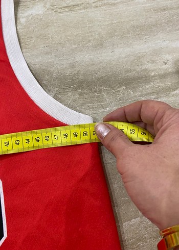 Nike Kırmızı Bulls 23 Numaralı Erkek Basketbol Forması Jordan - Görsel 4