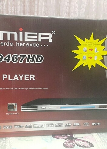 PREMIER PRD9467HDI HDMI DVD PLAYIR