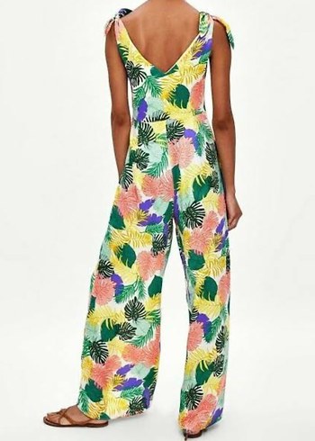 Zara Trf Tropical İpeksi Tulum - Görsel 2