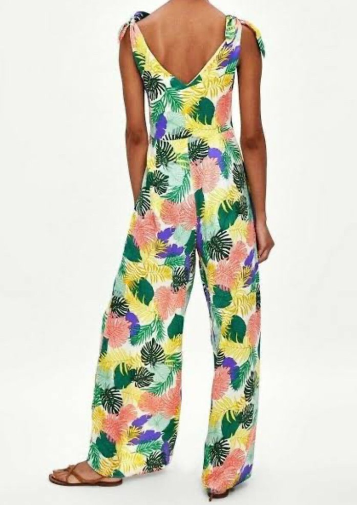 Zara Trf Tropical İpeksi Tulum - Görsel 2