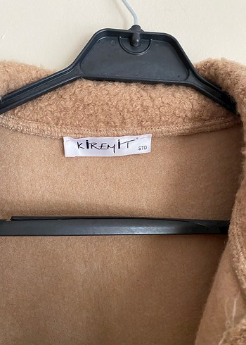 Zara Camel Renk Düğmeli Kadın Kaban Ceket