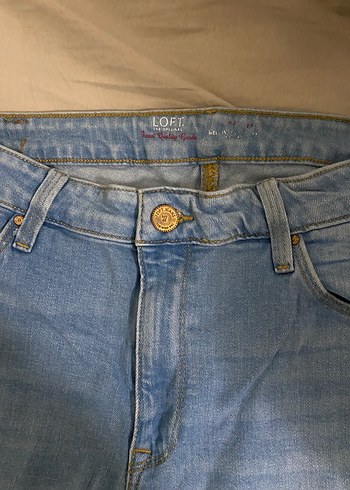 33 Beden Loft mavi kadın kot pantalon