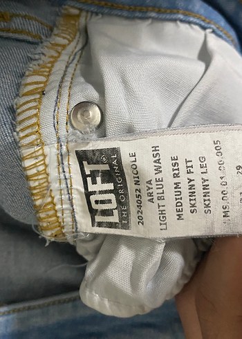 Loft Loft mavi kadın kot pantalon