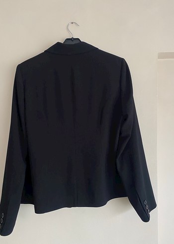 Diğer Siyah Düğmeli Kadın Blazer Ceket