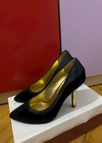 Nine West Siyah Stiletto Topuklu Kadın Ayakkabı
