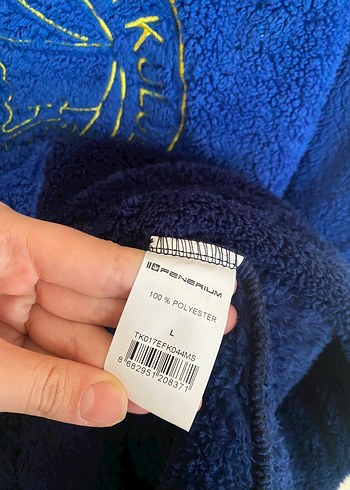 l Beden Fenerbahçe Kadın Lisanslı Peluş Sweatshirt