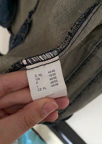 xxl Beden Düğmeli Mavi Kadın Denim Ceket