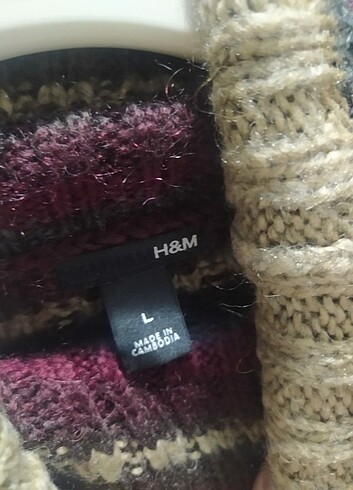 H&M hm kadın boyunlu kışlık kazak 