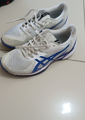 Asics Erkek Beyaz tenis Ayakkabısı - Görsel 3