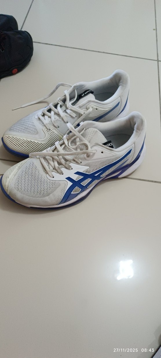 Asics Erkek Beyaz tenis Ayakkabısı - Görsel 3