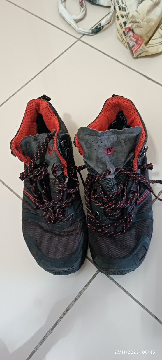 Kırmızı Siyah Bağcıklı Erkek Outdoor Bot Colombia - Görsel 2