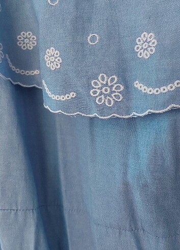 40 Beden Poplin elbise