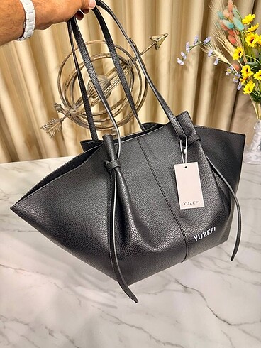 Beden çeşitli Renk YUZEFI - LARGE MOCHI -TAUPE PEBBLE GRAINED