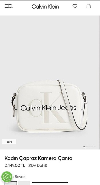  Beden çeşitli Renk Calvin Klein - Sculpted Camera Bag