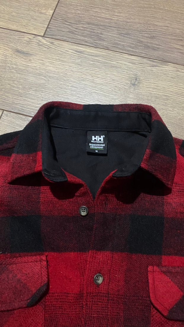 helly hansen Erkek Kırmızı Kareli Regular Fit Gömlek - Görsel 5