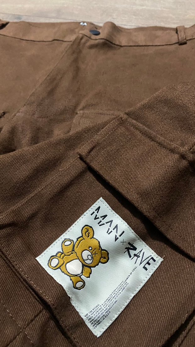 boohooman x rave şort - Görsel 2