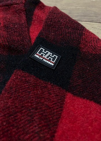 helly hansen Kırmızı Ekose Düğmeli Erkek Gömlek - Görsel 3