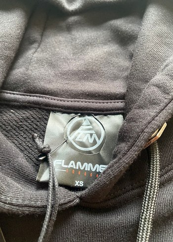 flammel london marka Siyah Kapüşonlu Erkek Sweatshirt FLAMMEL - Görsel 7